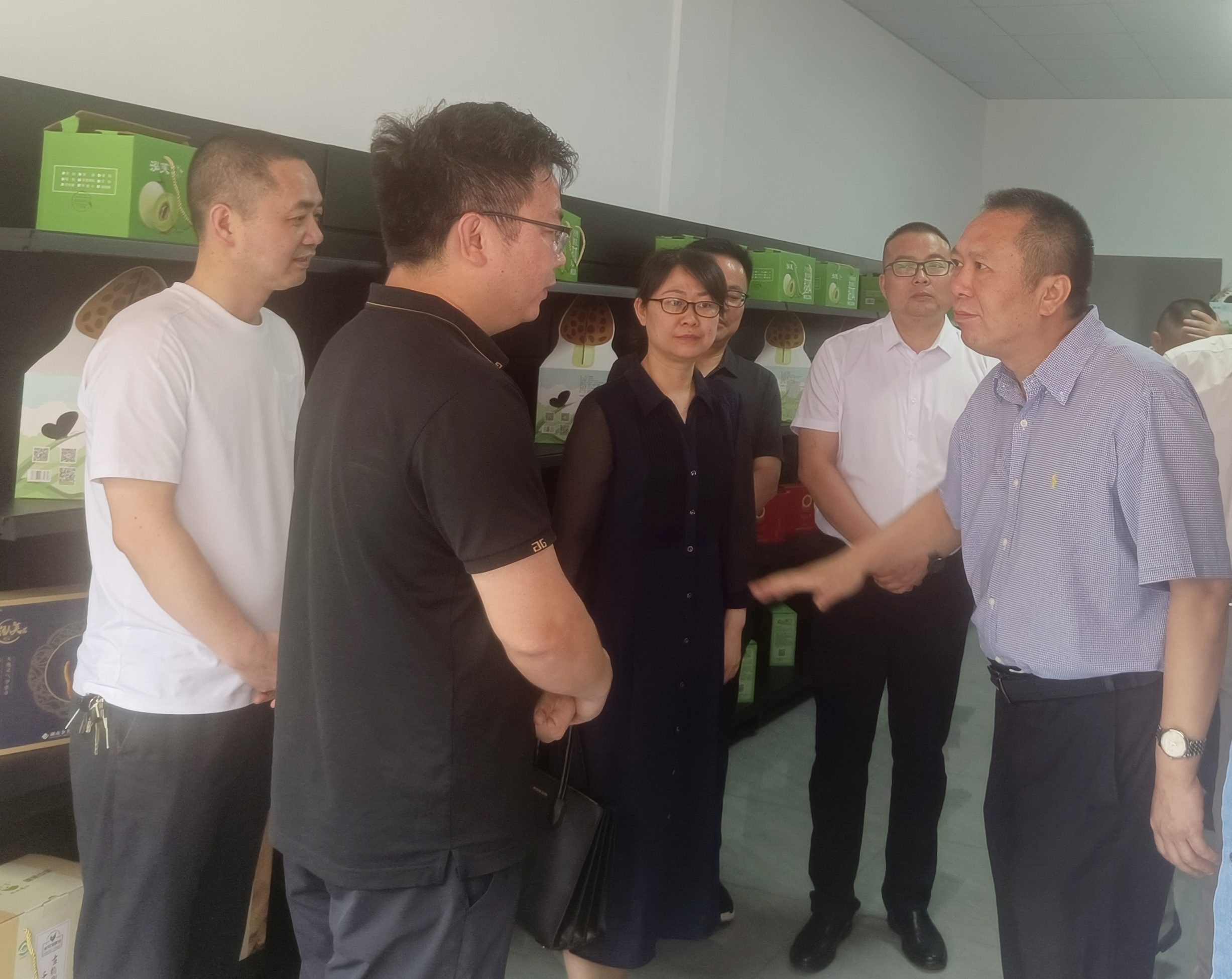 縣委曾書記視察指導工作